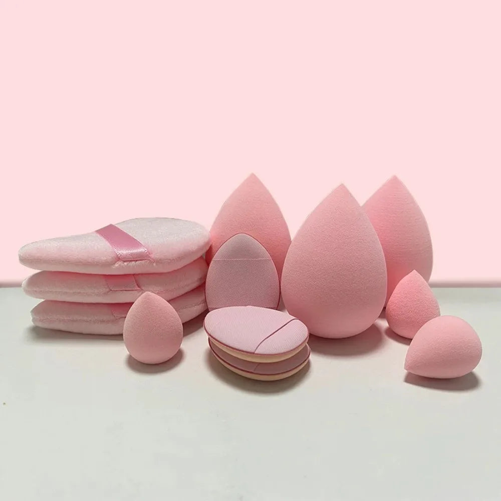 12 stuks make-up spons blender beauty ei, zachte cosmetische puff, foundation sponsen, poeder puff, make-up accessoires voor vrouwen, schoonheidsgereedschap
