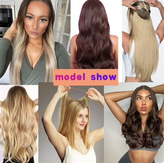 Luxueuze Halo Haarverlengingen