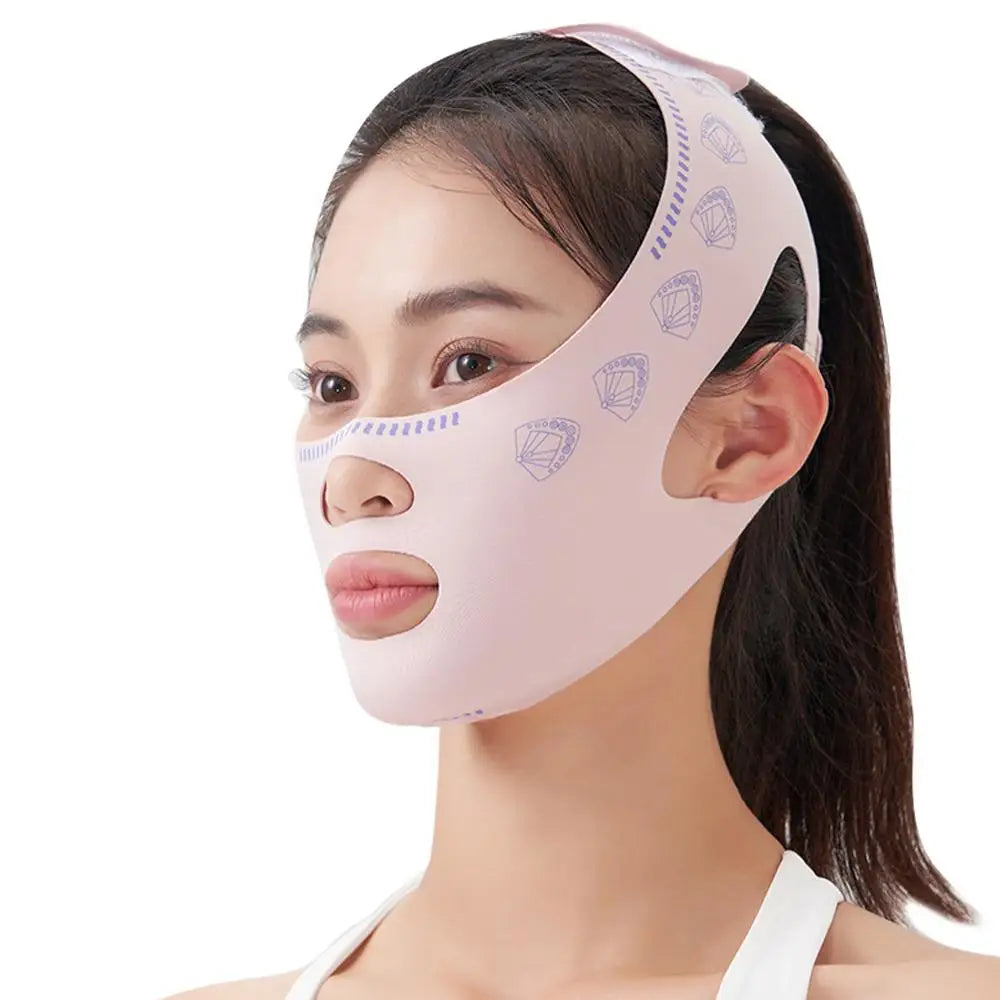 Kin- en Wangverkleiningsbandage, V-vormer, V-lijn Liftend Masker, Gezichtsliftend, Anti-rimpel Band, Slaapmasker, Schoonheid en Gezondheid