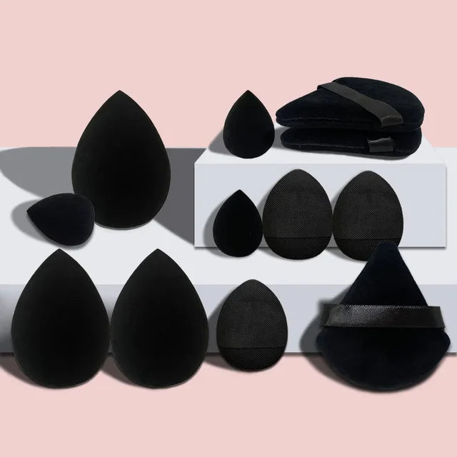 12 stuks make-up spons blender beauty ei, zachte cosmetische puff, foundation sponsen, poeder puff, make-up accessoires voor vrouwen, schoonheidsgereedschap