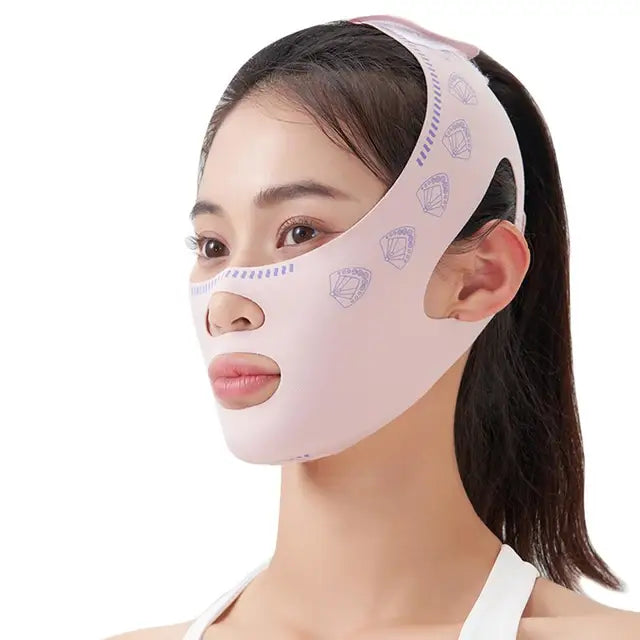 Kin- en Wangverkleiningsbandage, V-vormer, V-lijn Liftend Masker, Gezichtsliftend, Anti-rimpel Band, Slaapmasker, Schoonheid en Gezondheid