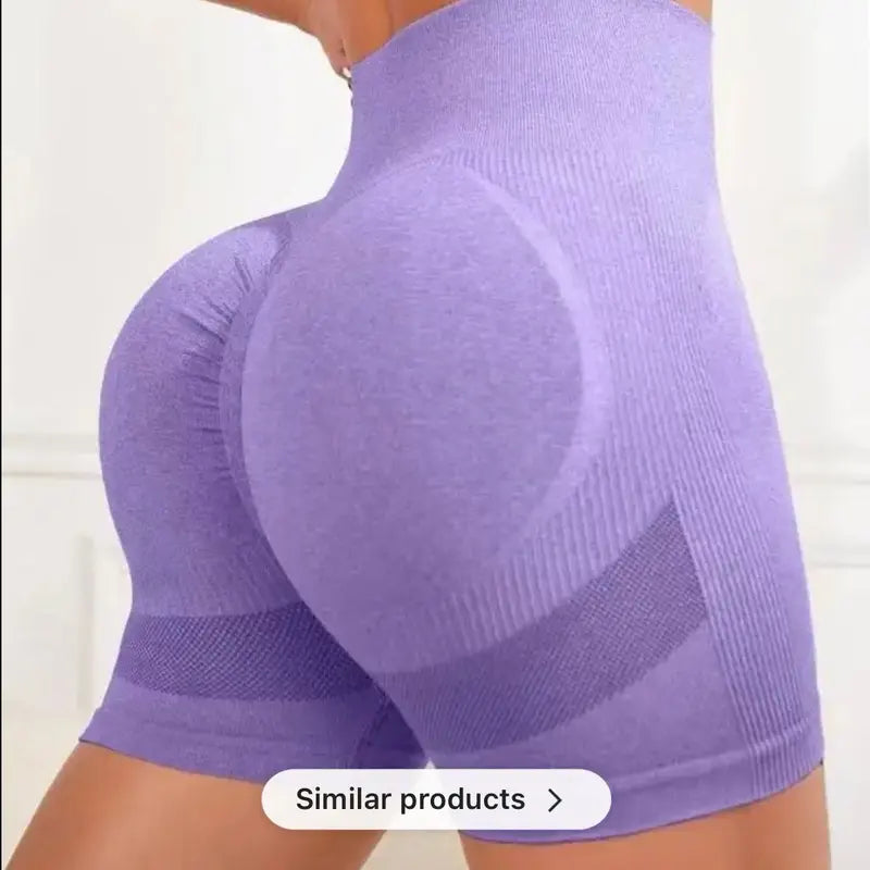 Women’S Scrunched, Gym Shorts