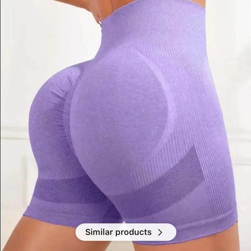 Women’S Scrunched, Gym Shorts