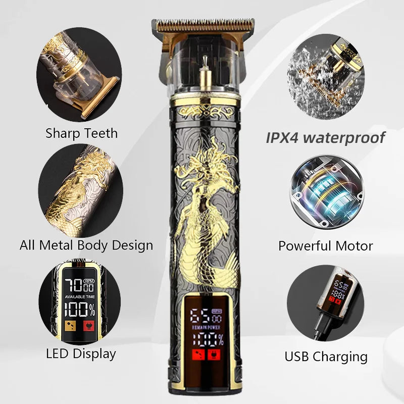 Titanium Power Barber Trimmer