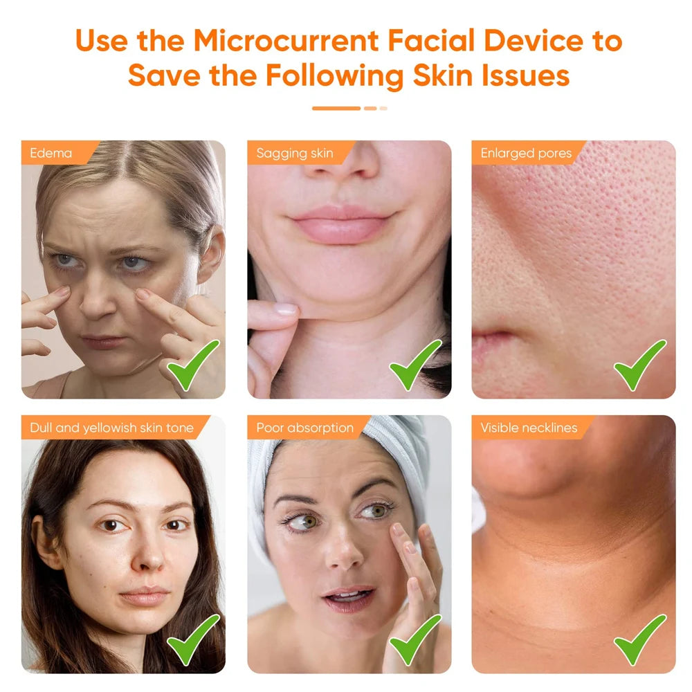 GlowLift Electric Face Massager Device