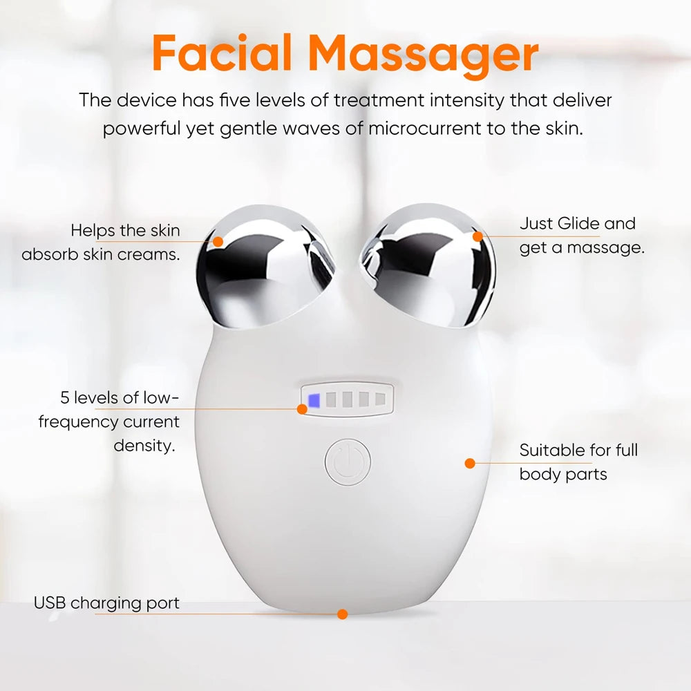 GlowLift Electric Face Massager Device