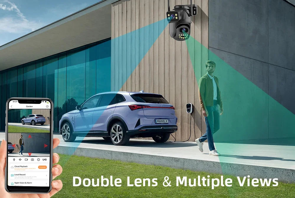 BriteGuard Dual Lens Security Camera