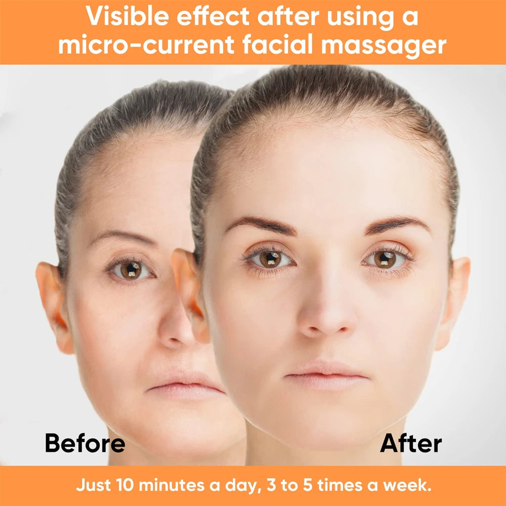GlowLift Electric Face Massager Device