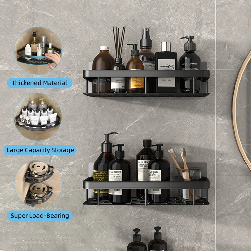 AluMagic No-Drill Bathroom Organizer