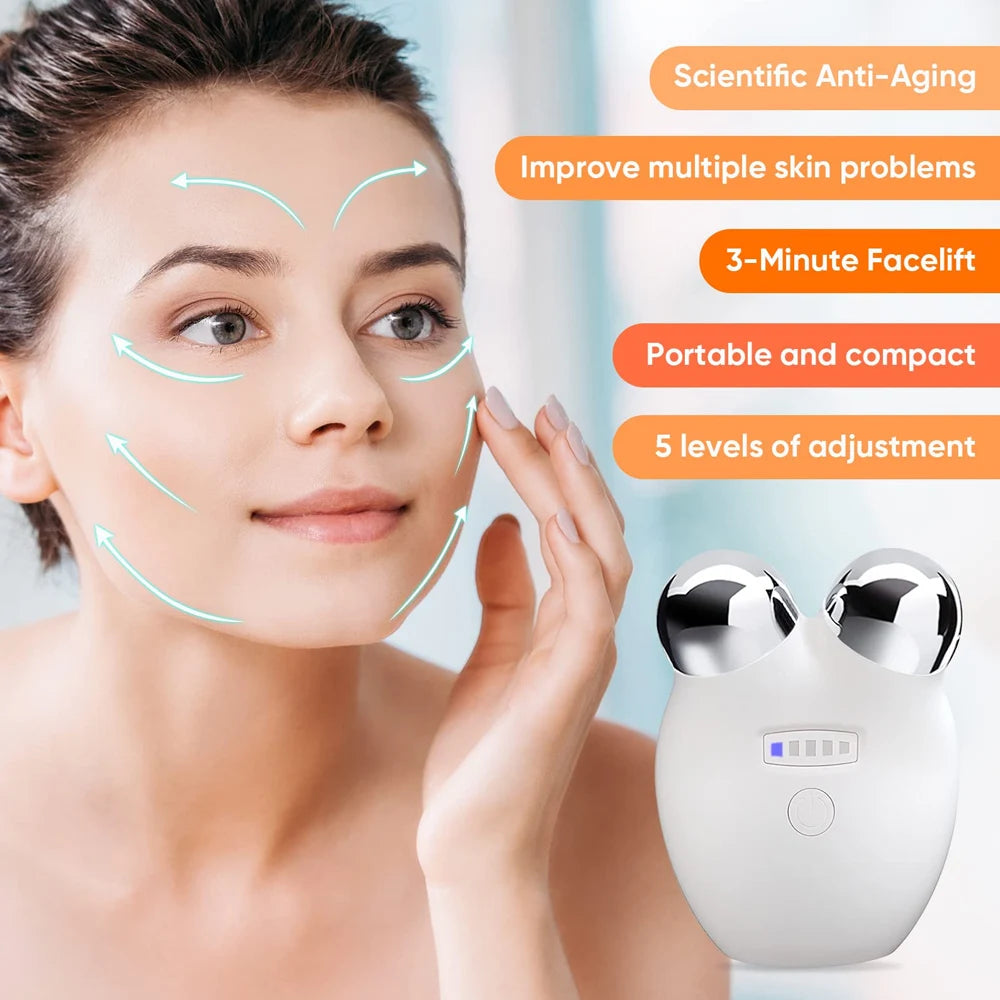 GlowLift Electric Face Massager Device
