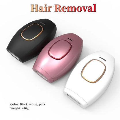 Haarverwijderaar voor lichaam en bikini, elektrische laser-epilator met pulsen, permanente laser-epilator, pijnloos voor vrouwen, thuisgebruik. 