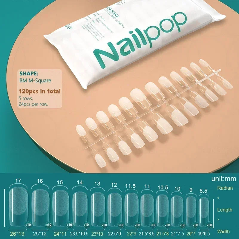 NAILPOP Perfect Coffin Nail Tips