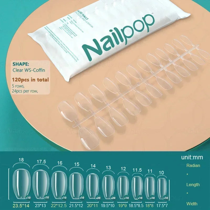 NAILPOP Perfect Coffin Nail Tips