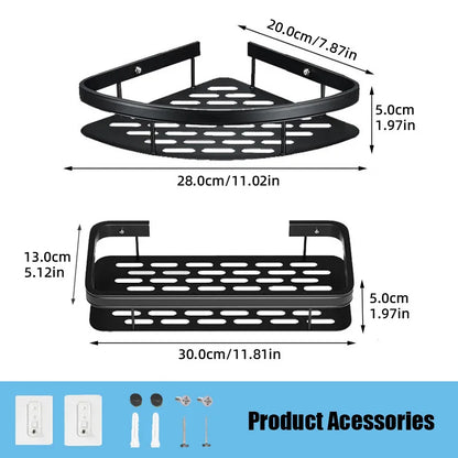 AluMagic No-Drill Bathroom Organizer
