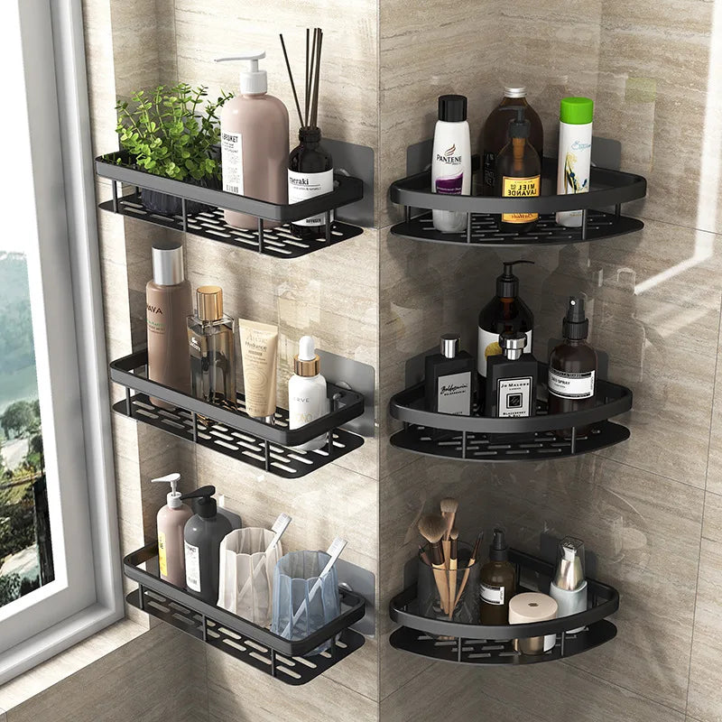 AluMagic No-Drill Bathroom Organizer
