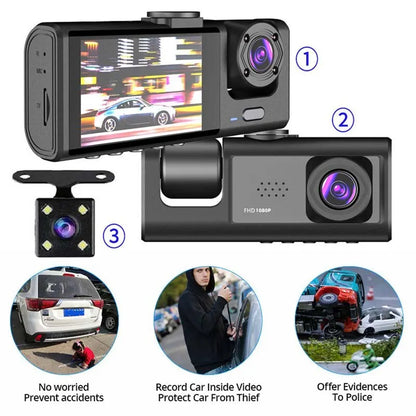 Superheld Nachtvisie Dashcam 360°