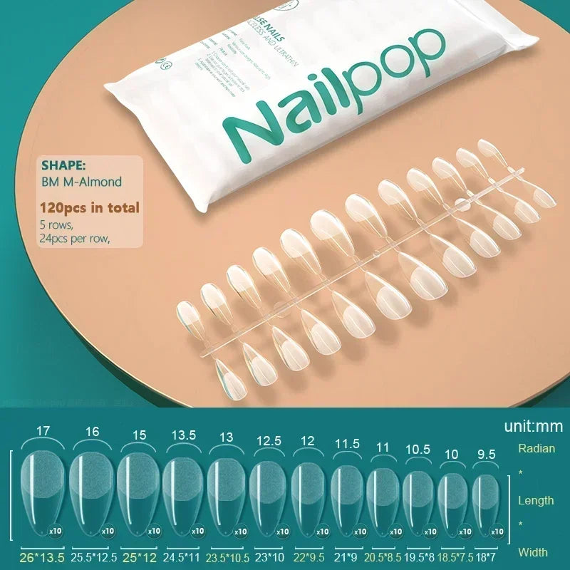 NAILPOP Perfect Coffin Nail Tips